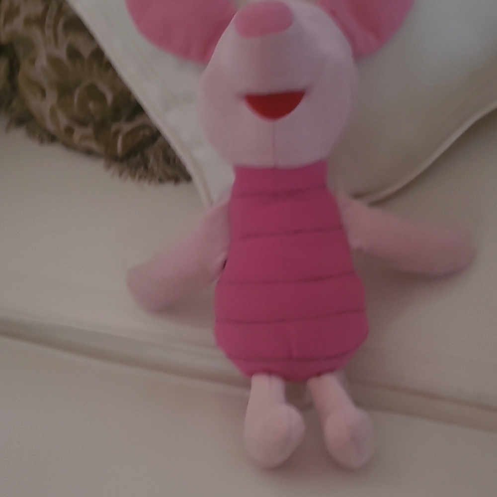 Pink Plush Piglet Toy